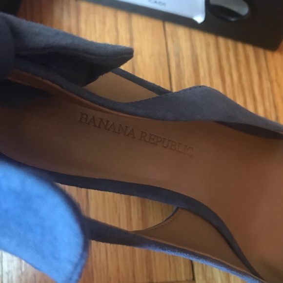 NWT Banana Republic Cadi Slingback Bow Pumps Heels - Picture 3 of 7